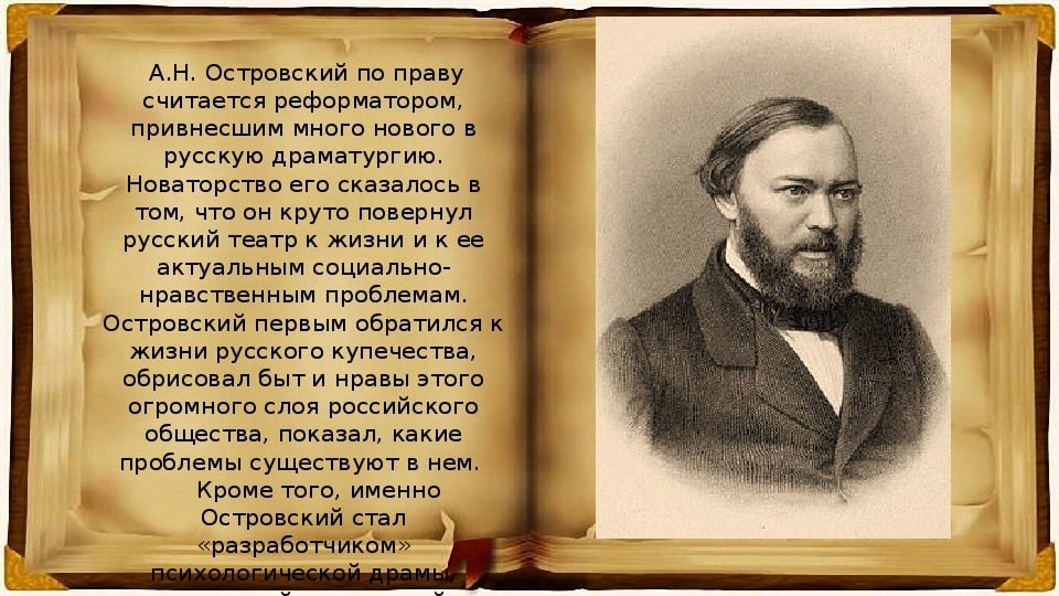 Презентация об александре островском