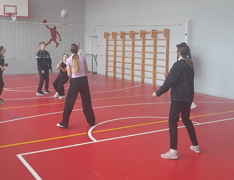 Школьные соревнования по волейболу, посвященные Всемирному дню здоровья.
